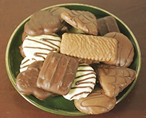 Chocolate Baked Goods Drucke: Chocolate biscuits