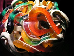 Colorful Candy Drucke: Jelly snakes