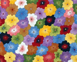 Colorful Flower Bouquet Drucke: Mixed flowers