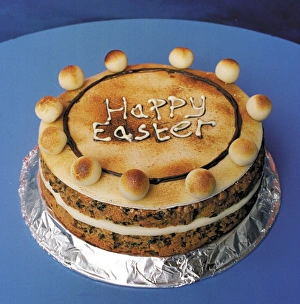 Easter Sweet Treats Drucke: Simnel cake