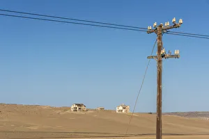Kolmanskop Namibia Drucke: Africa, Namibia, LAoderitz. Ghost town Kolmanskop