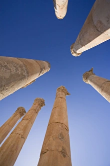 Jerash Archaeological Site Drucke: Agora, Jerash