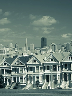 San Francisco Tourist Attractions Drucke: Alamo Square