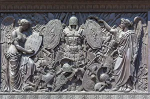 Ivan Vdovin Photography Drucke: Alexander Column, Palace Square, Saint Petersburg, Russia