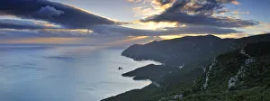 Atlantic Ocean Views Portugal Drucke: Arrabida mountain range (Serra da Arrabida), Portugal