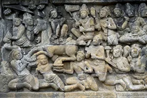Asien Indonesien Java Jawa-Yogyakarta Magelan Borobodur oder Barabudur ein Ort aus dem 9. Jahrhundert