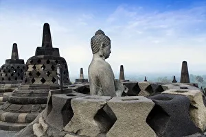 Asien Indonesien Java Jawa-Jogjakarta-Magelan-Borobodur oder Barabudur ein 9. Jahrhundert