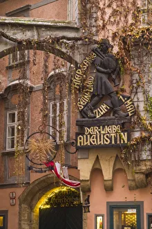 Österreich Wien Denkmal zu der Liebe Augustinus Markus-Augustinus einst beliebtes Wiener