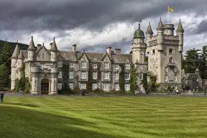 Drucke von Schloss Balmoral, Schottland (Aberdeenshire), Vereinigtes Königreich Viktorianische Architektur Drucke: Schloss Balmoral, Schottland (Aberdeenshire), Vereinigtes Königreich