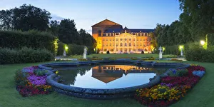 German UNESCO World Heritage Sites Drucke: Basilica of Constantine and Rococo Palace, Trier, Rhineland-Palatinate, Germany