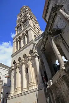 Drucke von Turm der Domkirche in Split im KreisSplit-Dalmatien,Kroatien Bilder Datiert 2010 Dezember: Turm der Domkirche in Split im Kroatien-Split-Dalmatinen-Kreis