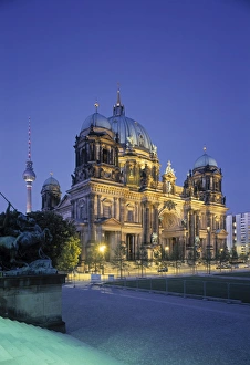 Berlin Tourist Attractions Map Drucke: Berliner Dom