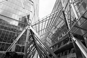 England Cityscape Photography Drucke: Bishopsgate office development, London, England, UK