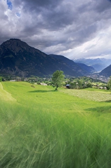 Swiss Alps Towns Drucke: Brig, Valais