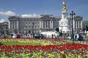 Buckinghampalast ist die offizielle Residenz von London.