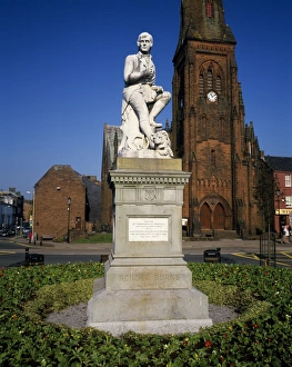 Dichter Drucke: Brennende Statuensäule, Dumfries