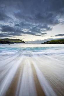 Drucke von Klosterkopfstrand am Sogland Halbinsel im County Kerry in der Republik Irland Grafschaft Tyrone Drucke: Klosterkopfstrand am Sogeslandspeninsulä in County Kerry im Freistaat Irland