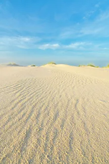 German North Sea Beaches Drucke: Close-up of sand patterns on beach