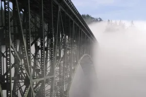 Bilder Datiert 12. Mai 2014: Brücke über Deceptionspass, Bundesstaat Washington im US-Bundesstaat Washington