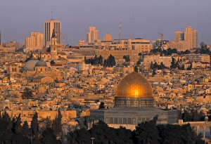 Drucke von Dom der Felsenhöhle in Altstadt Jerusalem Israele Islamische Architektur Drucke: Kuppel des Felsens