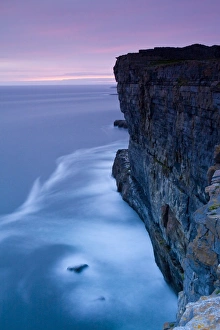 Irish Coastal Landscapes Photography Drucke: Dun Aengus & Cliffs, Inishmore, Aran Islands, Co. Galway, Ireland