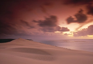 Drucke von Dun Dune von Pilat in der Gironde im Département Aquitaine in Frankreich Gironde Drucke: Dünen von Pilat