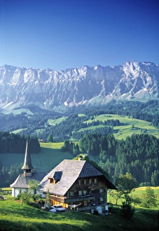 Swiss Countryside Landscape Drucke: Emmental Valley