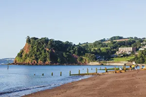 England, Devon, Teignmouth, Strand von Teignmouth
