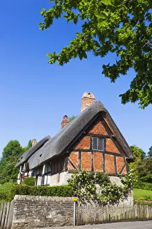 England, Warwickshire ist die Cotswolds und Stratford-upon-Avon gehört zu Ann Hathaways Cottage