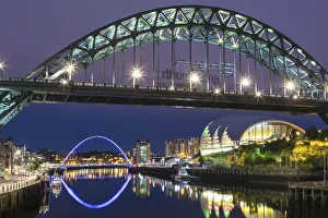 Türken und der Fluss Tyne, Ansichten des Flusses Tyne, Brücken von den Türken und dem Millenium