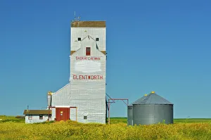 Getreidespeicher Glentworth Saskatchewan Kanada