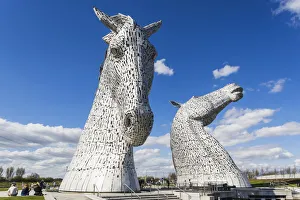 Die Kelpies Drucke: Großbritannien, Schottland, Falkirk