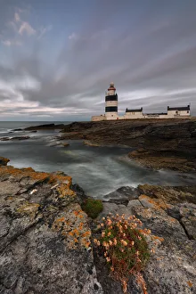 Hook Head Lighthouse Ireland Drucke: Hook Head lighthouse, Hook peninsula, country Wexford, Leinster province, south east