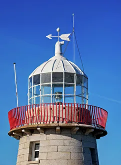 Ireland Coastline Photography Drucke: Howth Lighthouse, detailed view, Howth, County Dublin, Ireland