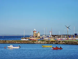 Irish Landmarks Drucke: Howth Lighthouse and Harbour, Howth, County Dublin, Ireland