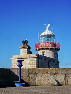 Das Leuchtturm von Howth, Howth im Grafschaft Dublin in Irland