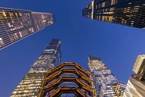 NYC Tourist Attractions Drucke: Hudson Yards Redevelopment Project, Manhattan, New York, USA