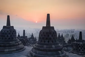 Indonesien, Java, Magelang und der Borobodur-Tempel