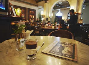AWL Photography Asia Drucke: Java coffee at Cafe Batavia, Kota, Jakarta, Java, Indonesia