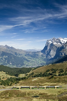 Swiss Alps Mountains Drucke: Kleine Scheidegg