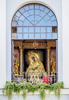 Unsere Schutzpatronin der Morgensterngasse-Ikone, scharfe Tor, Vilna/Litauen