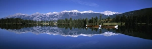 Alberta Canada Travel Destinations Drucke: Lake Beauvert