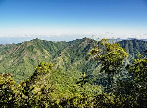 Bildlandschaft der Sierra Maestra, Provinz Granma, Kuba