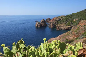 French Riviera Coastline Drucke: Le Dramount, Corniche de l'Esterel, Cote Azur, Provence-Alpes-Cote