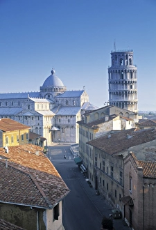 Italy Tourist Attractions Drucke: Leaning Tower of Pisa