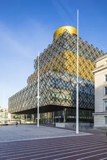 UK City Breaks Drucke: The Library of Birmingham, Centenary Square, Birmingham, England, UK