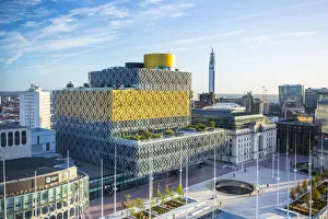 Die Bibliothek von Birmingham im Zentenarplatz in der Stadt Birmingham in Großbritannien im Vereinigten Königreich