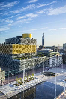 Die Bibliothek von Birmingham im Zentenarplatz in der Stadt Birmingham in Großbritannien im Vereinigten Königreich