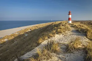 Schleswig Holstein Coast Drucke: List-Ost lighthouse on the Ellenbogen Peninsula, Sylt, Schleswig-Holstein, Germany