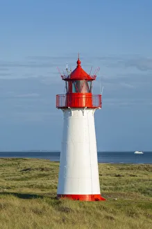 Schleswig Holstein Landmarks Drucke: List-West Lighthouse, Ellenbogen, Sylt, North Frisia, Schleswig-Holstein, Germany
